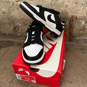 Nike dunk low black/white